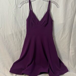 Purple, size 0, formal dress.